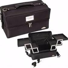 professional makeup box with sliding