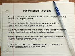 Common MLA Parenthetical Citation Punctuation Rules  SP ZOZ   ukowo