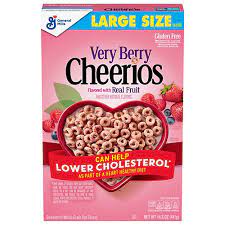 very berry cheerios cereal