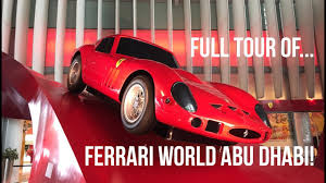 Find all the transport options for your trip from dubai cruise terminal to ferrari world abu dhabi right here. Tour Of Ferrari World Abu Dhabi Youtube