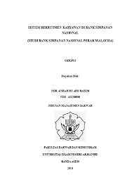 من مقام termasuk hukum bacaan.a. Top Pdf Sistem Rekrutmen Karyawan Di Bank Simpanan Nasional Studi Bank Simpanan Nasional Perak Malaysia 123dok Com