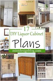 17 diy liquor cabinet plans you can