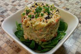 Салат из авокадо и крабового мяса рецепт – Паназиатская кухня: Салаты. «Еда»