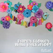 Diy Paper Flower Wall Backdrop