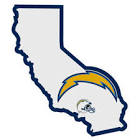 Los Angeles Chargers Home State Vinyl Sticker