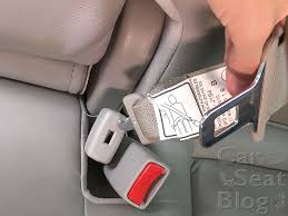 Using A Ceiling Seat Belt