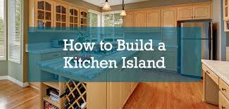 How To Build A Diy Kitchen Island