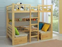 multifunctional bunk bed with table
