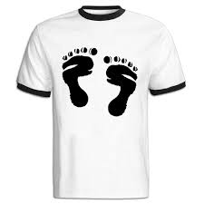 Amazon Com Jackjom Tiny Footprint Hq Hit Color Tshirts