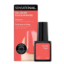sensationail gel nail polish red
