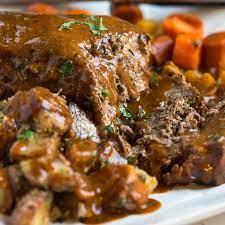 Soul Food Pot Roast Recipe Slow Cooker gambar png