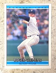 Enhance your purchase grade rating mint: Roger Clemens 1992 Donruss Boston Red Sox Baseball Card Kbk Sports