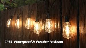 Led Outdoor String Lights 100ft Patio