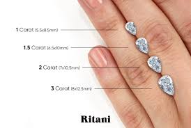 1 carat pear shaped diamond ritani