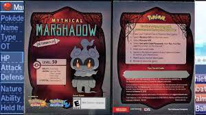 Pokemon Sun & Moon - How To Get Mythical Marshadow Mystery Gift Event! -  YouTube