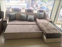 libra wooden luxury l sofa bed with