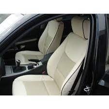 Leather Beige Custom Car Seat Cover