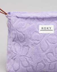 roxy greetings makeup case in purple