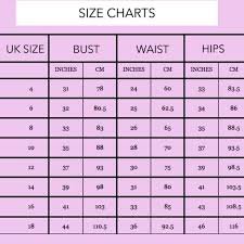 Size Charts And International Size Conversion Xx Depop