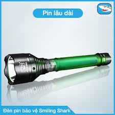 Đèn pin tự vệ siêu sáng Smiling Shark, công nghệ chiếu sáng tối tân, chất  liệu hợp kim siêu cứng, chuyên dụng cho bảo vệ canh phòng, tuần tra ban  đêm, chống