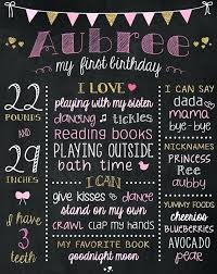 First Birthday Board Birthday Board Glitter And Pink First Birthday