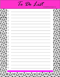 Cute Printable To Do List Template To Do Lists Printable