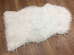 ikea white rug faux fur furniture
