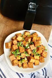 crispy air fryer tofu the cheeky pea