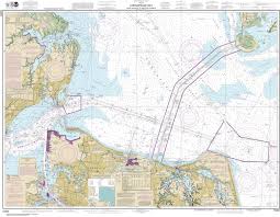 12222 Chesapeake Bay Cape Charles To Norfolk Harbor East Coast Nautical Chart
