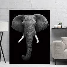 Elephant Wall Art Hd Portrait Best