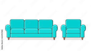 Vecteur Stock Sofa Couch Armchair