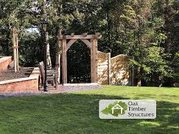 Solid Oak Garden Arches Oak Timber