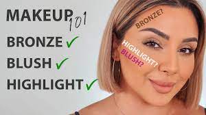 makeup 101 bronzer blush and