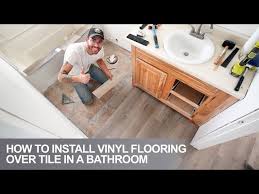 how to install vinyl plank floors in a