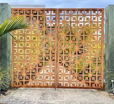 Corten Steel Fence Panel Privacy