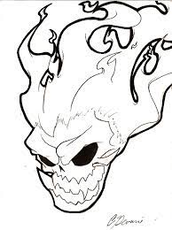 A skull is a structure which forms a head. Flaming Skull By Megageekserious On Deviantart