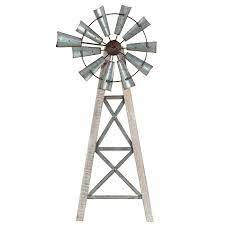 Windmill Wall Art Wood And Metal 33 1