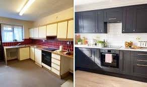 DIY: Couple s kitchen transformation with budget worktop Express