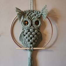 Macramé Owl Dream Catcher Dream