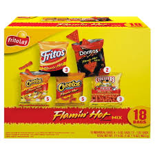 frito lay flamin hot mix variety pack