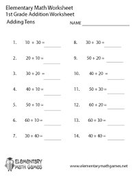 Tens and ones identify a digit's place value. First Grade Math Worksheets