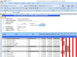 Gantt Chart Excel Template Free Download From