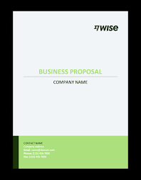 free business proposal template in word