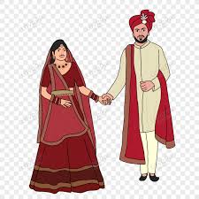 indian wedding couple png images with