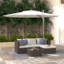 Metal, wood and wicker are materials options available in patio dining furniture. Finefind Outdoor Sectional Sofa Patio Furniture Set All Weather Wicker Set For Backyard Garden Balcony Or Small Space Walmart Com Walmart Com