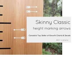 Height Chart Skinny Etsy