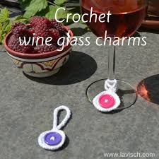 Free Pattern Wine Glass Charms La