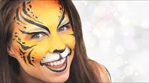 easy tiger face painting tutorial you