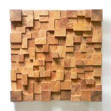 3 dimensional wood block art