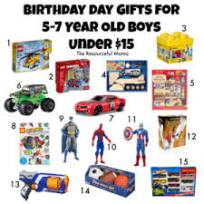 birthday gifts for 5 7 year old boys